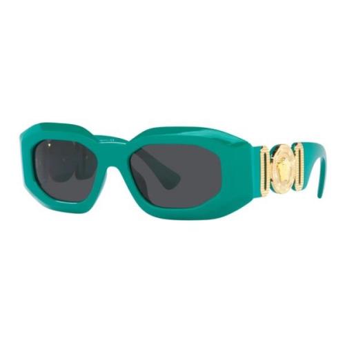 Rock Icons Sunglasses in Green/Grey Versace , Green , Heren