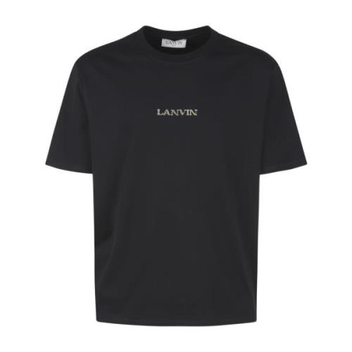 T-Shirts Lanvin , Black , Heren