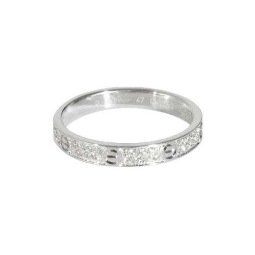 Pre-owned White Gold rings Cartier Vintage , Gray , Dames