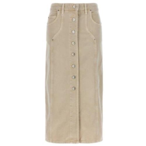 Beige Rokken Isabel Marant , Beige , Dames