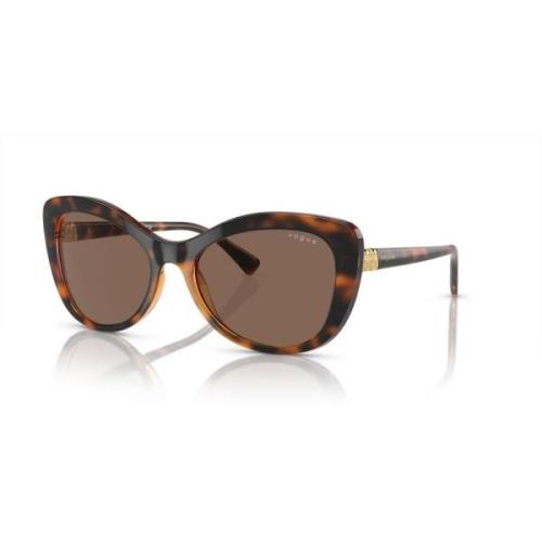 Dark Havana Sunglasses Vogue , Multicolor , Dames