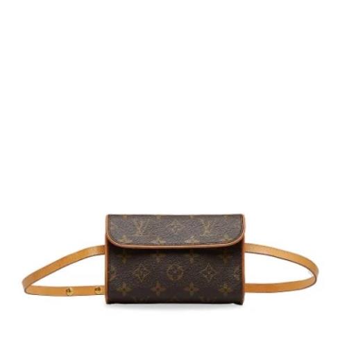 Pre-owned Leather crossbody-bags Louis Vuitton Vintage , Brown , Dames