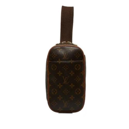 Pre-owned Leather crossbody-bags Louis Vuitton Vintage , Brown , Dames