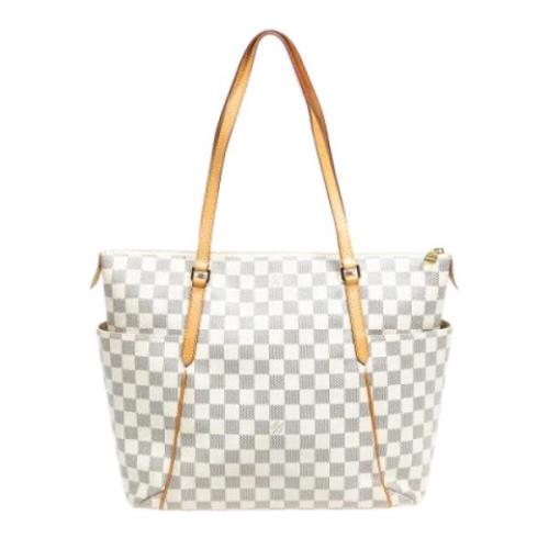 Pre-owned Canvas louis-vuitton-bags Louis Vuitton Vintage , White , Da...