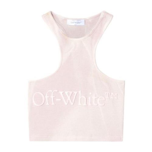 Sleeveless Tops Off White , Pink , Dames