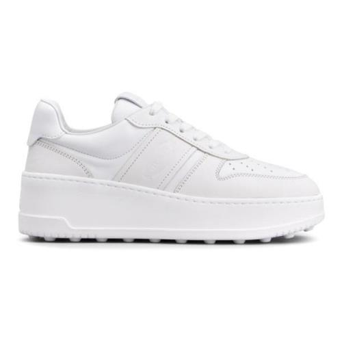 Witte Platform Sneakers Tod's , White , Dames