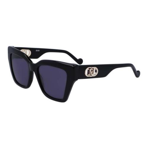 Black/Dark Grey Sunglasses Lj777S Liu Jo , Black , Dames