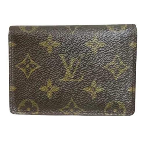 Pre-owned Canvas wallets Louis Vuitton Vintage , Brown , Dames