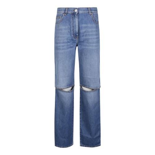 Straight Jeans JW Anderson , Blue , Dames
