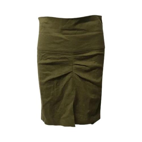 Pre-owned Linen bottoms Isabel Marant Pre-owned , Green , Dames