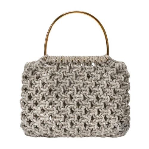 Stijlvolle Compacte Handtas Hibourama , Gray , Dames