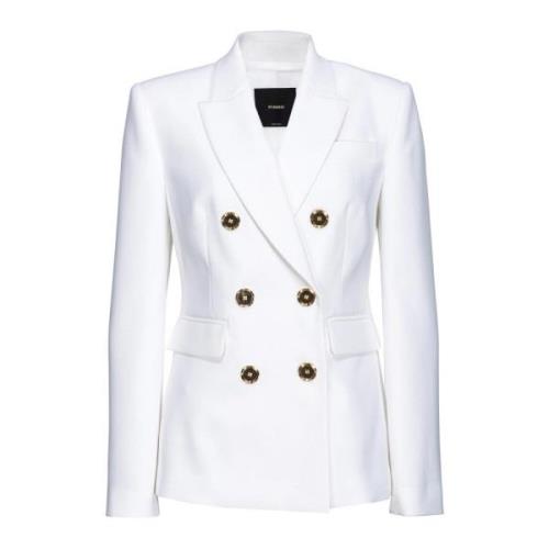 Stijlvolle Suit Jacket en Blazer Pinko , White , Dames