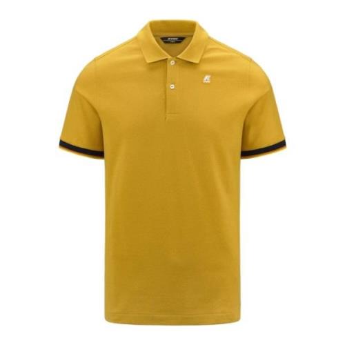 Polo Shirts K-Way , Yellow , Heren