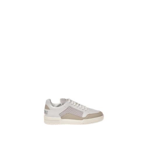 Witte Sneakers Moschino , White , Heren