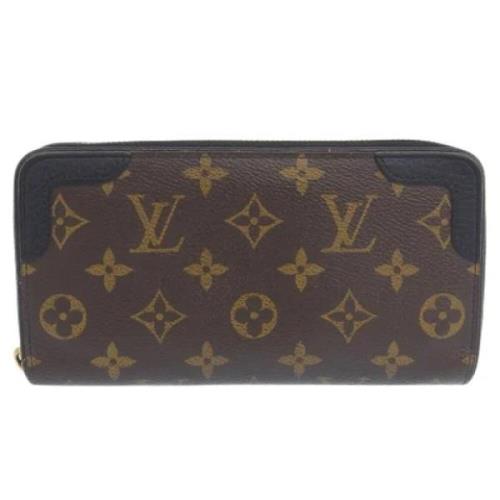 Pre-owned Canvas wallets Louis Vuitton Vintage , Brown , Dames