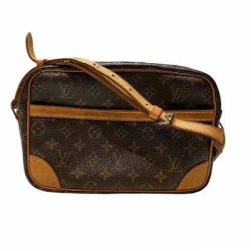 Pre-owned Canvas louis-vuitton-bags Louis Vuitton Vintage , Brown , Da...