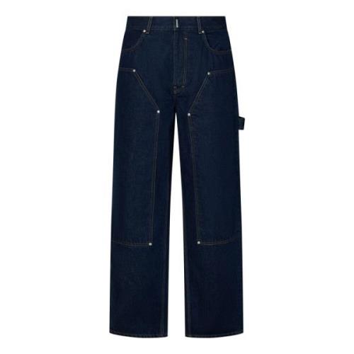 Straight Jeans Givenchy , Blue , Heren