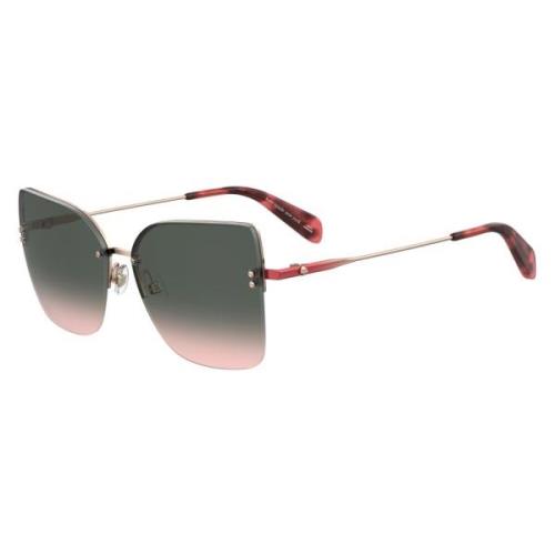 Red Gold/Grey Pink Shaded Sunglasses Ariella Kate Spade , Pink , Dames