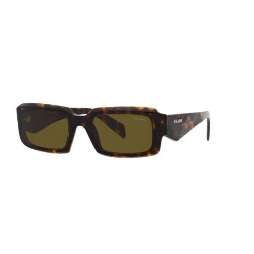 Tortoise/Brown Green Sunglasses Prada , Brown , Heren