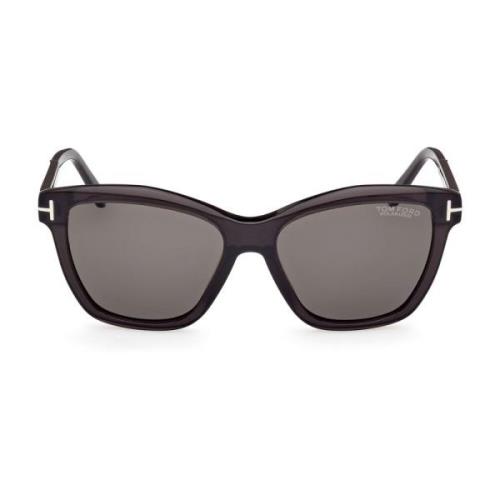 Vierkante zonnebril Lucia Gepolariseerd Tom Ford , Black , Unisex