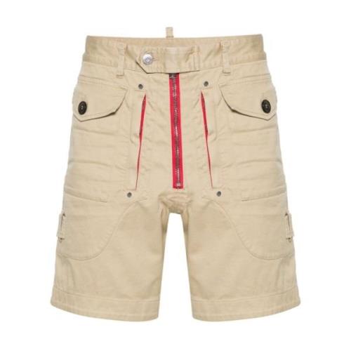 Casual Shorts Dsquared2 , Beige , Heren