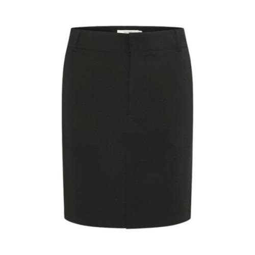 JoelleGZ Midwaist Skirt Gestuz , Black , Dames