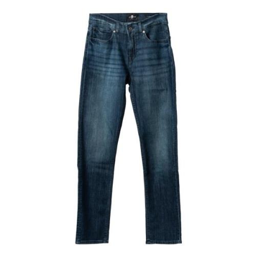 Tijdloze Slimmy Fit Jeans 7 For All Mankind , Blue , Heren