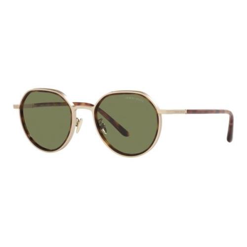 Matte Pale Gold/Green Sunglasses AR 6146 Giorgio Armani , Yellow , Her...