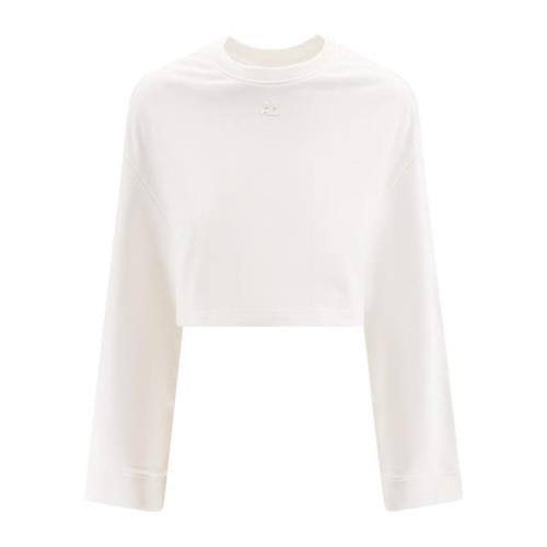 Sweatshirts Courrèges , White , Dames