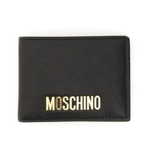 Stijlvolle Heren Portemonnee Moschino , Black , Heren