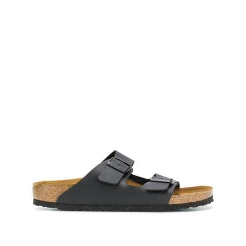 Sandalen Arizona Natuurlijk Leer Birkenstock , Black , Heren