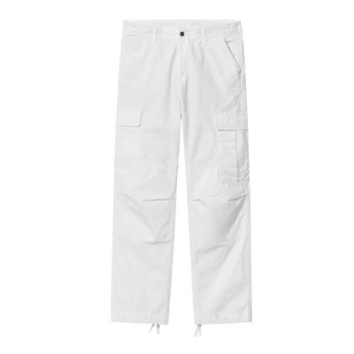 Straight Trousers Carhartt Wip , White , Heren