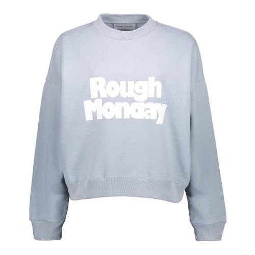 Rough Monday Sweatshirt Rough Studios , Blue , Dames