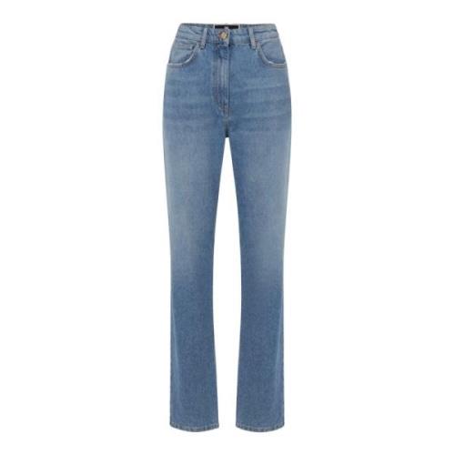 Klassieke Straight Jeans voor Vrouwen Elisabetta Franchi , Blue , Dame...