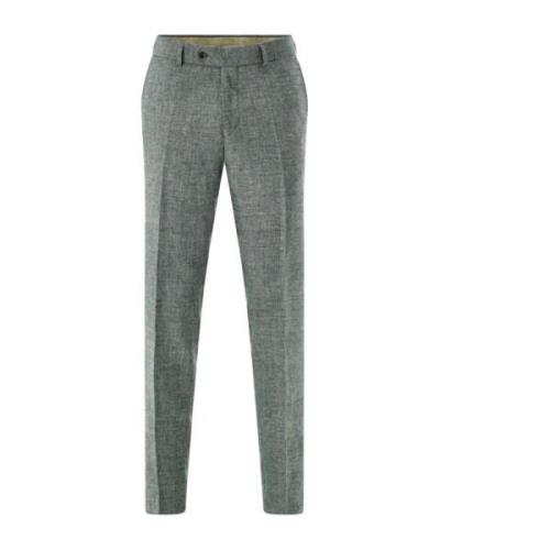 Linnen Mix Match Broek Carl Gross , Green , Heren