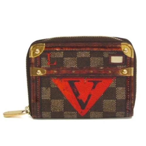 Pre-owned Canvas wallets Louis Vuitton Vintage , Brown , Dames