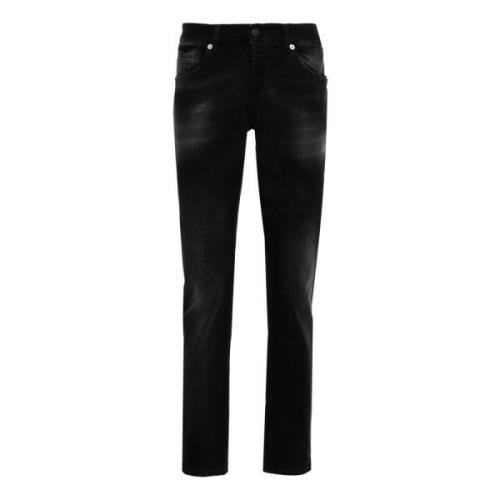 Jeans Dondup , Black , Heren