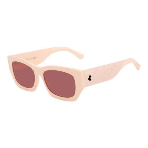 Ivory/Burgundy Cami/S Sunglasses Jimmy Choo , Beige , Dames