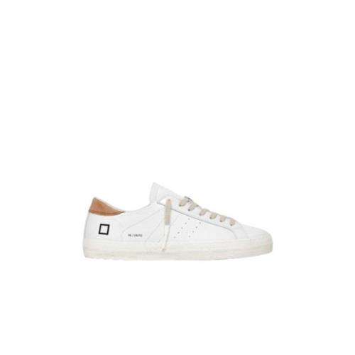 Vintage Calf White-Rust Lage Sneakers D.a.t.e. , White , Heren