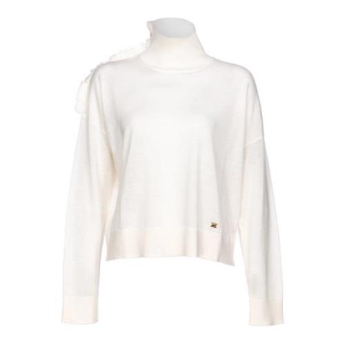 Witte Crisopa Trui Pinko , White , Dames