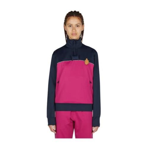 Non-Binary Colourblock Sweatshirt Moncler , Pink , Dames