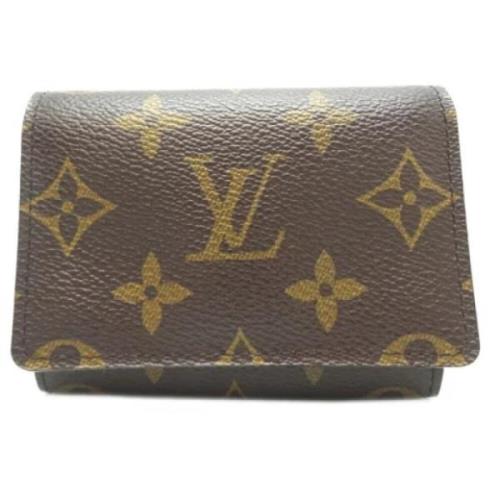 Pre-owned Canvas wallets Louis Vuitton Vintage , Brown , Dames