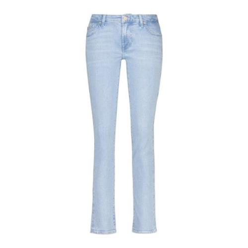 Klassieke Slim Fit Pyper Jeans 7 For All Mankind , Blue , Dames