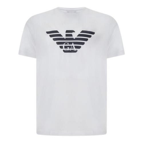 Witte T-shirts en Polos Emporio Armani , White , Heren