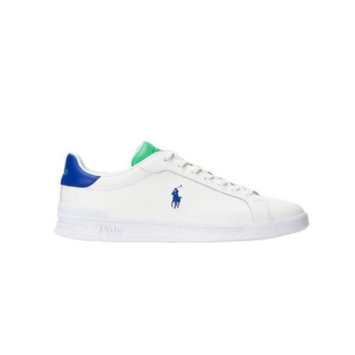 Wit Groen Blauw Sneaker HRT CRT Polo Ralph Lauren , White , Heren