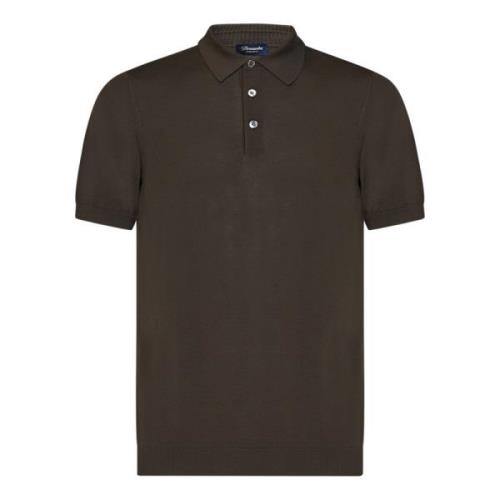 Polo Shirts Drumohr , Brown , Heren