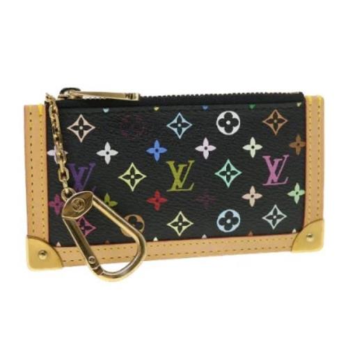 Pre-owned Canvas wallets Louis Vuitton Vintage , Black , Dames