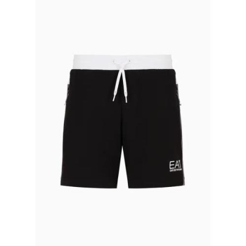 EA7 Emporio Armani Summer Block Shorts Heren Zwart Emporio Armani , Bl...
