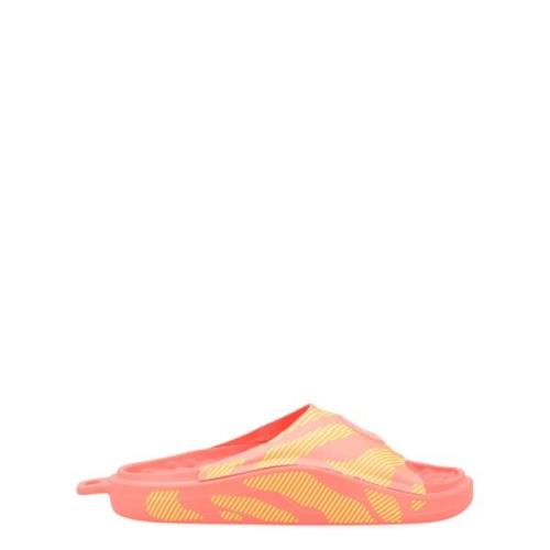 Roze Slide Turbo Sandaal Logo Print Adidas by Stella McCartney , Multi...
