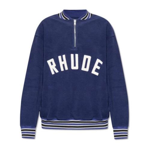 Katoenen sweatshirt Rhude , Blue , Heren